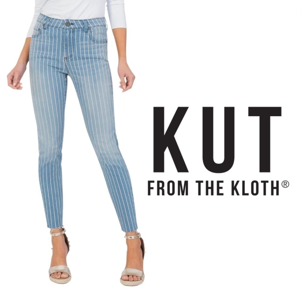 Kut from the Kloth Connie High Rise Slim Fit Ankle Skinny Denim - Size 2